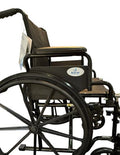ROLL WITH ME 18" Standard Wheelchair with Flip-Up Desk Arms and Swing-Away Footrests