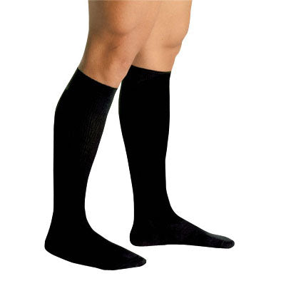 Men's 20-30 mmHg Firm Compression Support Socks - Black Extra Large