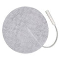 TENS/NMS/FES Electrodes - 2.75" Round White Cloth - Self-Adhering & Reusable - Pack of 4