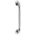 Carex 32-Inch Textured Chrome Grab Bar - Heavy Duty Steel, 250 lbs Capacity