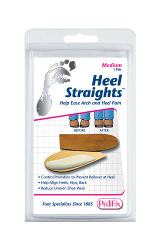 Heel Straighteners for Women's Shoe Size 5-7 - Pronation Control & Heel Pain Relief - Small Pair