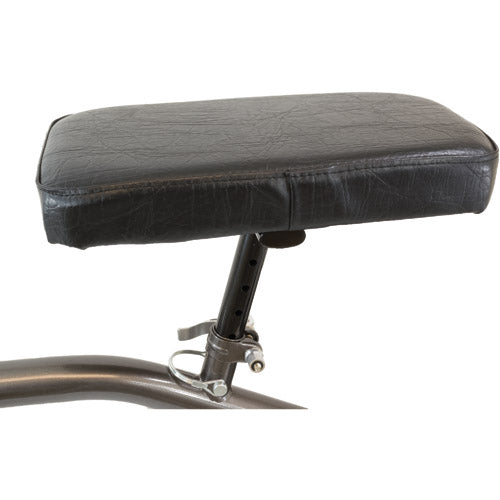 Roscoe Economy Knee Scooter - Sterling Grey - Steerable, Folding Knee Walker