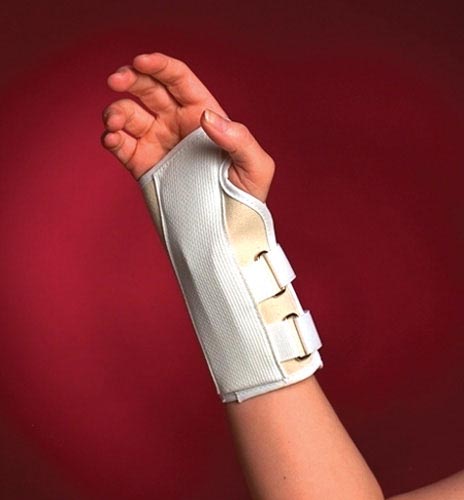 Sportaid Cock-Up Wrist Splint - Right Hand, Large - Removable Stays, Latex-Free