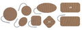 Uni-Patch Re-Ply Electrodes - 1.5 x 2 Oval, Self-Adhering, Latex-Free - Pk/4