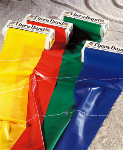 TheraBand Tan Exercise Band - 6 Yard Roll - Light Resistance Physical Therapy