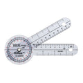 Baseline HiRes Goniometer: 6-Inch Plastic, 360-Degree, High-Contrast for Physical Therapy
