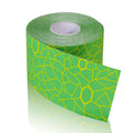 TheraBand Kinesiology Tape - 2 inch x 16.4 ft Standard Roll - Green/Yellow - Athletic Support & Injury Recovery