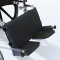 Navy Vinyl Leg Rest Pad for Wheelchairs - 16" w X 9" h - Cushioned Support