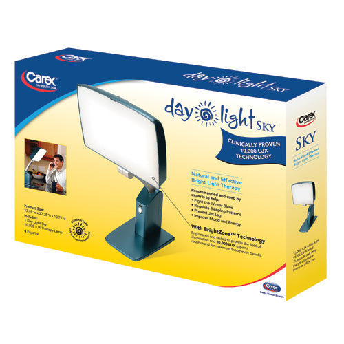 SAD Day-Light Classic Plus Lamp - 10,000 LUX Bright Light Therapy Lamp for Seasonal Affective Disorder (SAD)