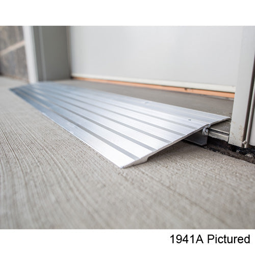EZ Access Threshold Ramp 4" x 22.25" x 34" - Lightweight Aluminum Modular Entry Ramp