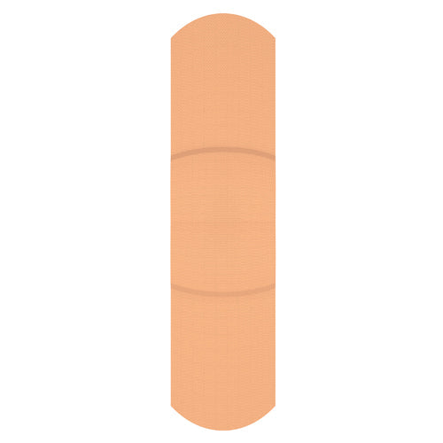 Flexible Fabric Bandages 3/4 x 3 Inches, Sterile, Latex-Free, 100 Count Box
