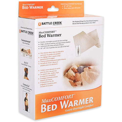 MaxCOMFORT Bed Warmer 18 x 36 with 3 Heat Settings & Auto Shut-Off