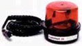 Hot Shot II Green Dome Emergency Vehicle Warning Light - 50W Halogen, 90 FPM, 2.5 lbs