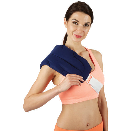 Back Wrap Hot/Cold - Moist Heat Therapy for Lower Back Pain & Muscle Relief