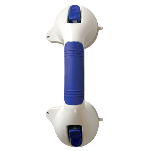 Suction Grab Bar 11.5" Long - Non-Adjustable, Tool-Free Bathroom Balance Assist