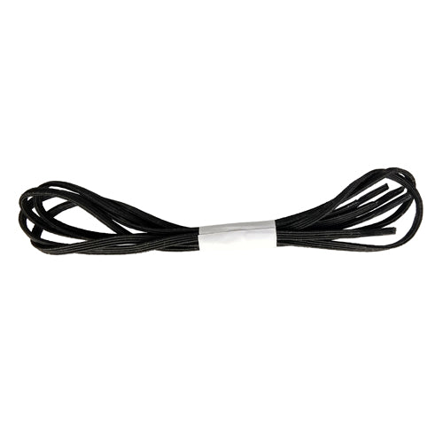 Fit To Be Tied Black Elastic Shoe Laces, 24 Pair - Easy Slip-On