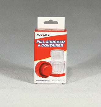 Pill Crusher and Container with Built-In Storage - Easy Tablet to Powder Conversion
