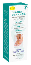 Diabetic Foot Wash with Tea Tree Oil, Shea Butter & Ginger - Daily Therapy to Prevent Infections - 5.1 oz Bottle