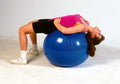 30 inch Red Exercise Ball - 75cm Heavy Duty Stability Ball for Physical Therapy - 600 lb Capacity