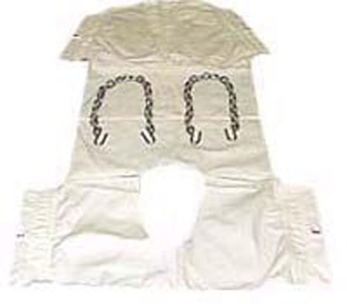 Hoyer Polydura Comfort Commode Sling with Head Support - 400 lbs Capacity