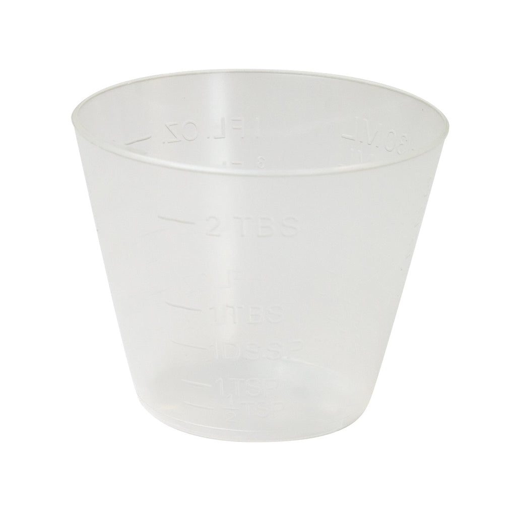 Disposable Medicine Cups 1 oz Graduated - 100 Count Pack