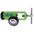 Oxygen Regulator 0-15 LPM for D/E Tanks (CGA870) - Lightweight Aluminum, Brass Core