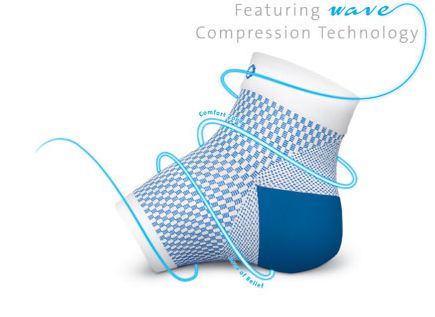 DCS Plantar Fasciitis Sleeve X-Large Men's 13+, Original - Heel Pain Relief & Arch Support