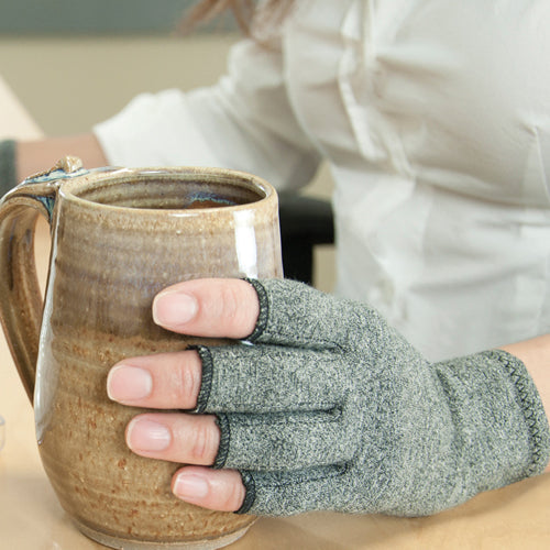 IMAK Arthritis Gloves - Large - Mild Compression for Joint Pain Relief