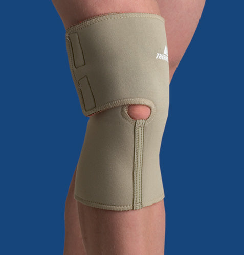 Thermoskin Knee Support Wrap - Medium Beige - Arthritis Relief 13.25-14.5 Inch