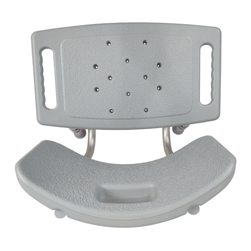 Blue Jay Bathroom Shower Chair with Back, Adjustable Height, 300 lb Capacity - Cs/4