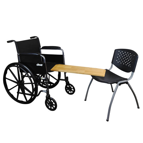 Slide On Over Transfer Board - 8 x 24 Hardwood - 300 lb Capacity
