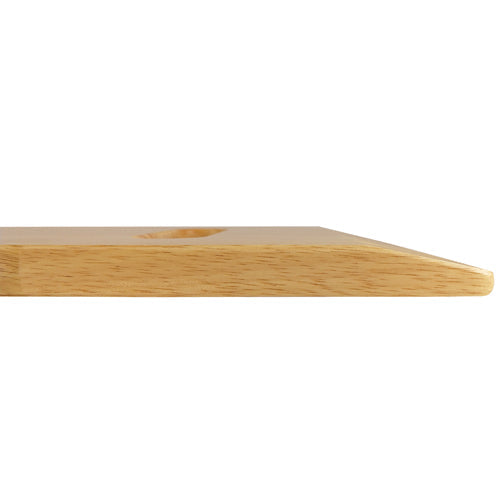 600 lb Capacity Transfer Board with Two Hand Cutouts - 10 x 32 Inch Hardwood Slide Board