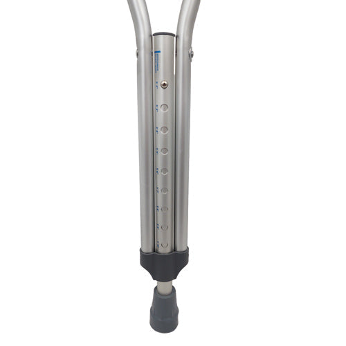 Durable Aluminum Crutches for Tall Adults 5'10" to 6'6" - 350lb Capacity - Case of 8 Pairs