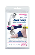 Visco-GEL Arch Support Wrap - Large/XL - Washable Silicone Gel Cushion for Foot Support