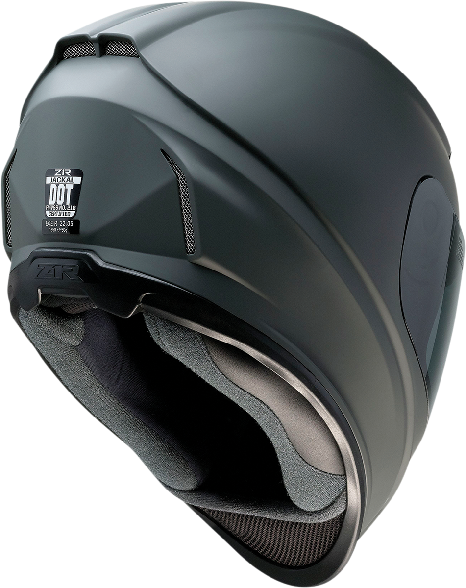 Z1R, Z1R Jackal Helmet in Primer Gray with Smoke Shield, XL - Model 0101-14003