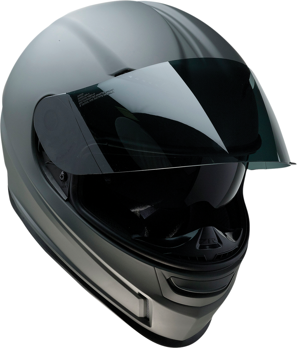 Z1R, Z1R Jackal Helmet in Primer Gray with Smoke Shield, XL - Model 0101-14003