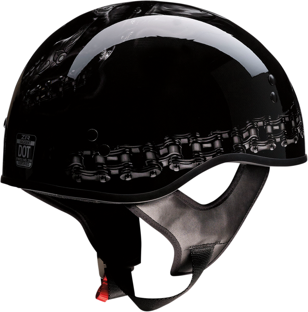 Z1R, Z1R Vagrant Helmet FTW - Black/Gray Small (Part Number 0103-1319)