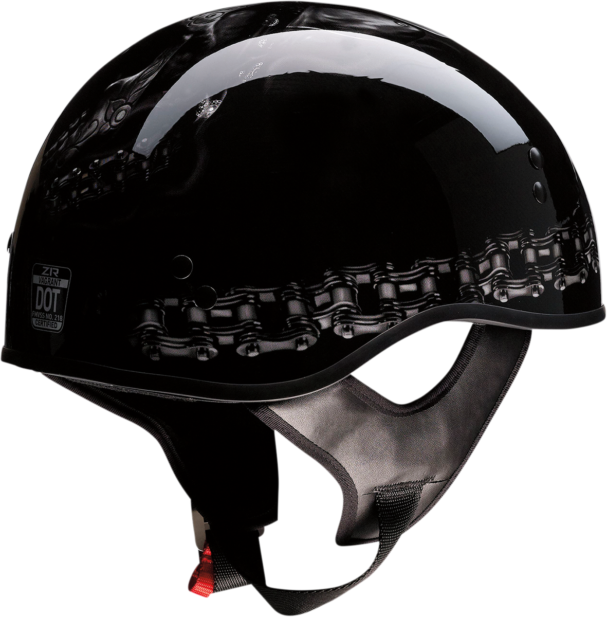 Z1R, Z1R Vagrant Helmet FTW - Black/Gray Small (Part Number 0103-1319)