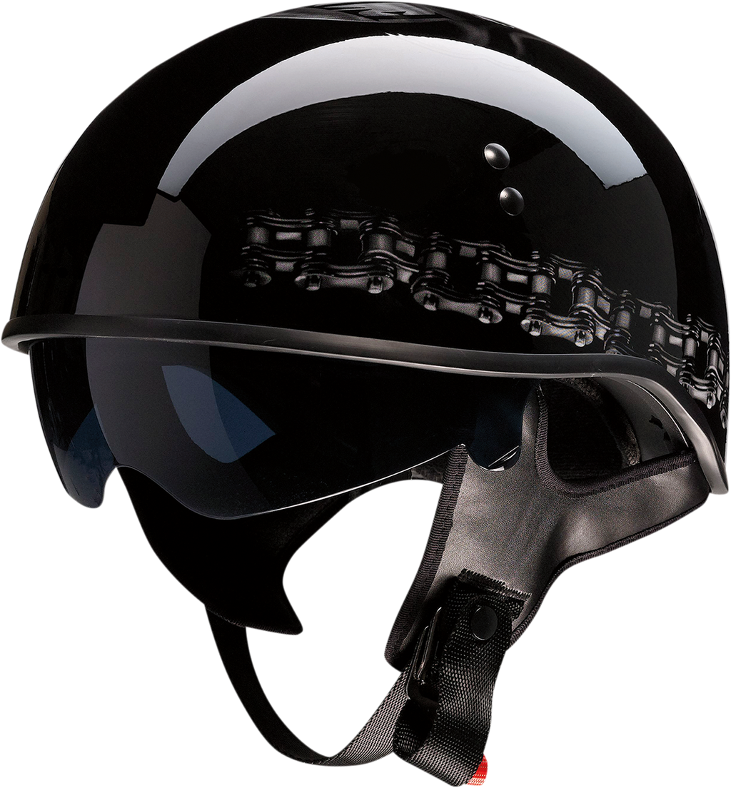 Z1R, Z1R Vagrant Helmet FTW - Black/Gray Small (Part Number 0103-1319)