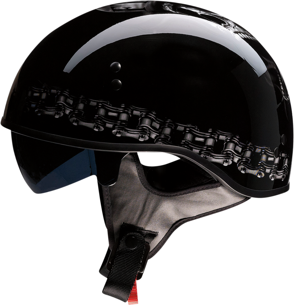 Z1R, Z1R Vagrant Helmet FTW - Black/Gray Small (Part Number 0103-1319)