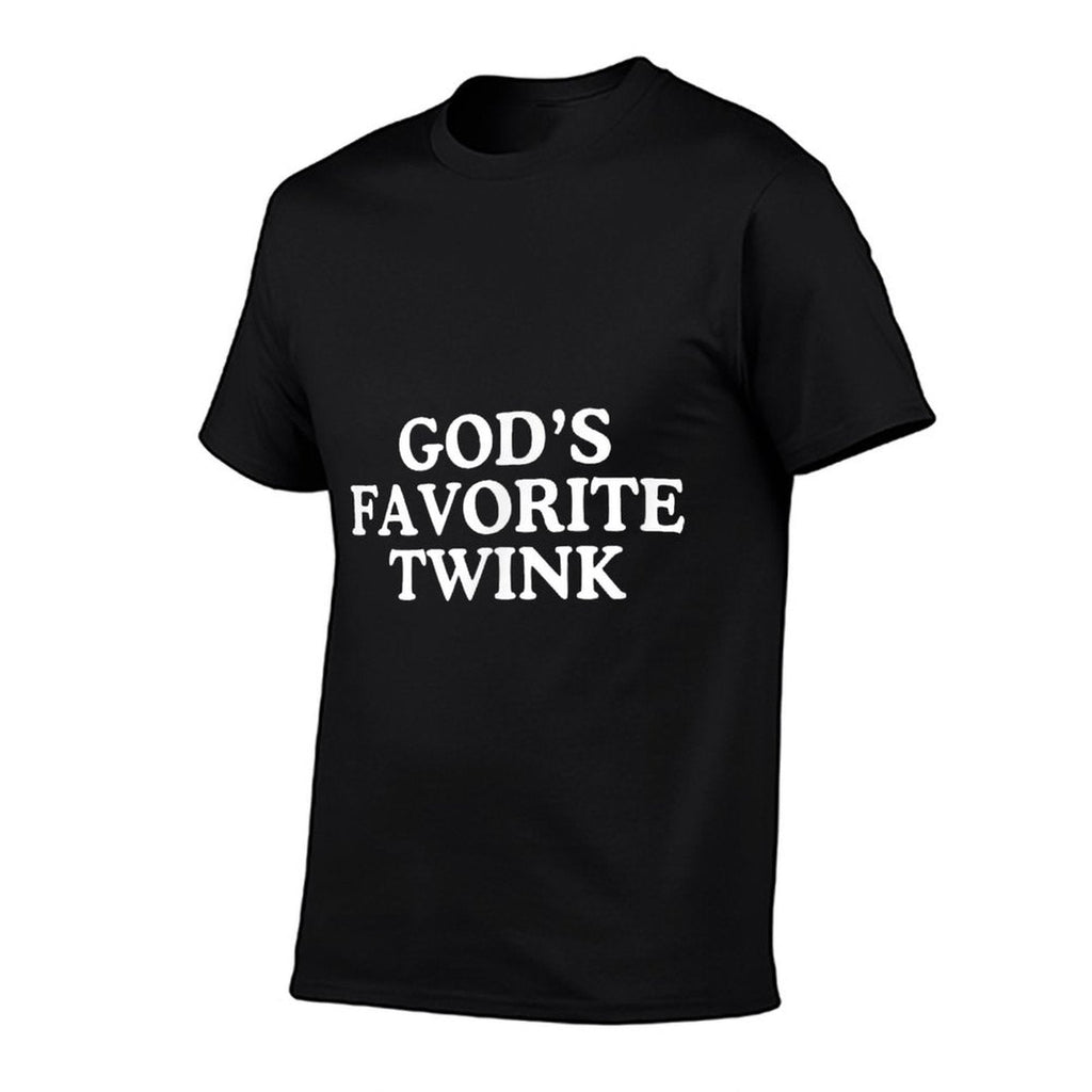 Gods Favorite Twink Funny Unhinged Gay Pride Novelty Meme  Tagless Design T-Shirt