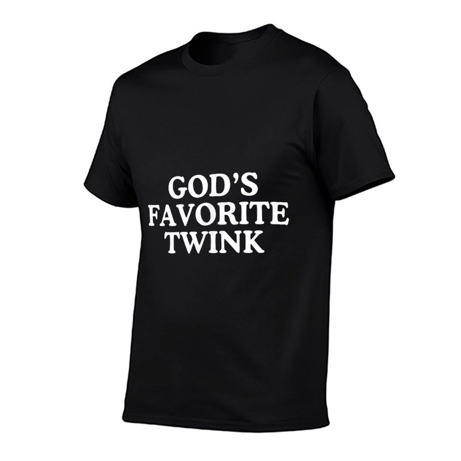Gods Favorite Twink Funny Unhinged Gay Pride Novelty Meme  Tagless Design T-Shirt