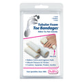 Tubular Foam Toe Bandages - Corn & Ingrown Nail Relief - Pack of 3 (S, M, L)