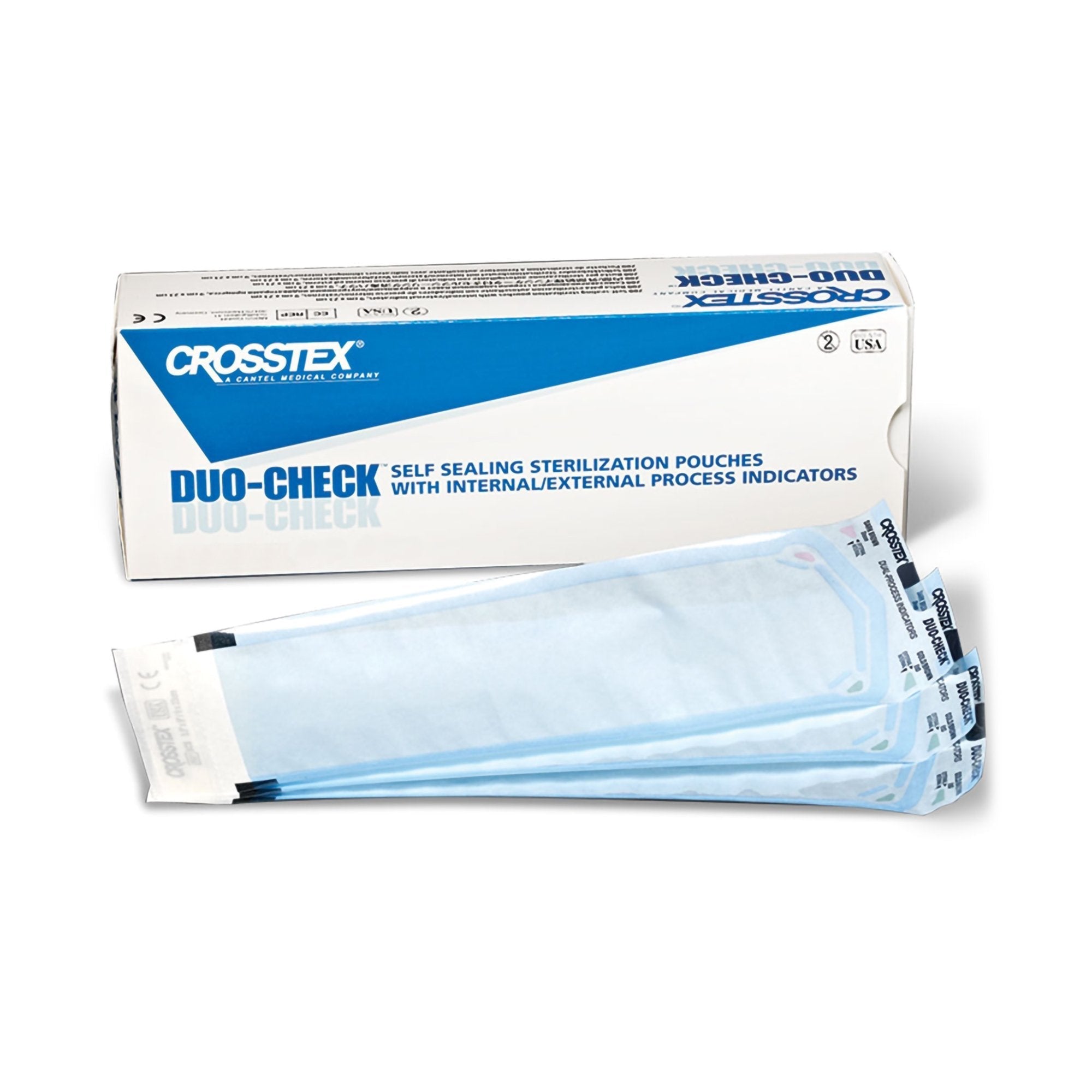 Duo-Check® Sterilization Pouch, 5¼ x 15 Inch SCL515