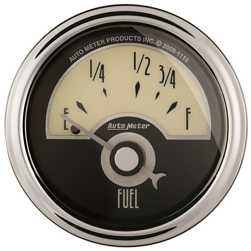 AutoMeter Gauge Fuel Level 2-1/16in. 73 Ohm(e) to 10 Ohm(f) Elec Cruiser Ad 1105