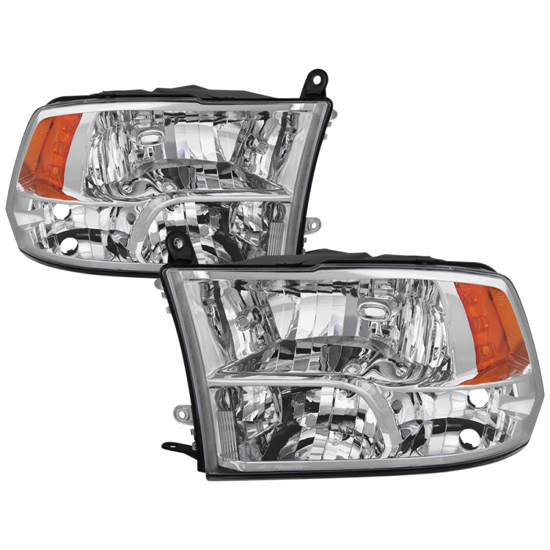 SPYDER xTune Dodge Ram 1500 09-17 (Non-LED) OEM Style Headlights - OEM Chrome HD-JH-DR09-QU-C 9040184