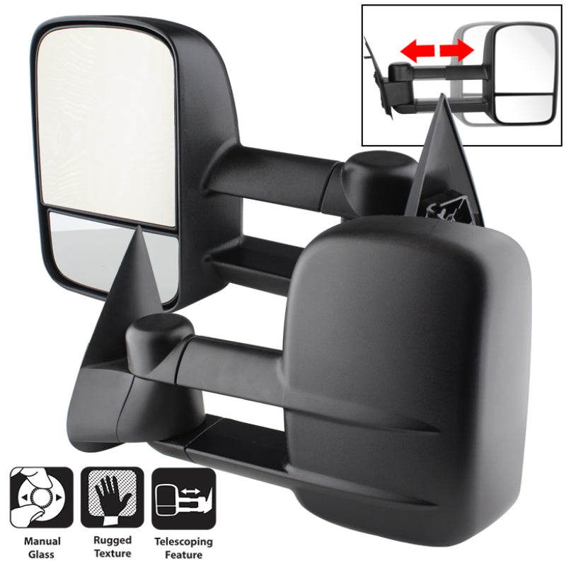 SPYDER Xtune Chevy Silverado 99-06 L&R Manual Extendable Manual Adjust Mirror MIR-CSIL03-MA-SET 9935688