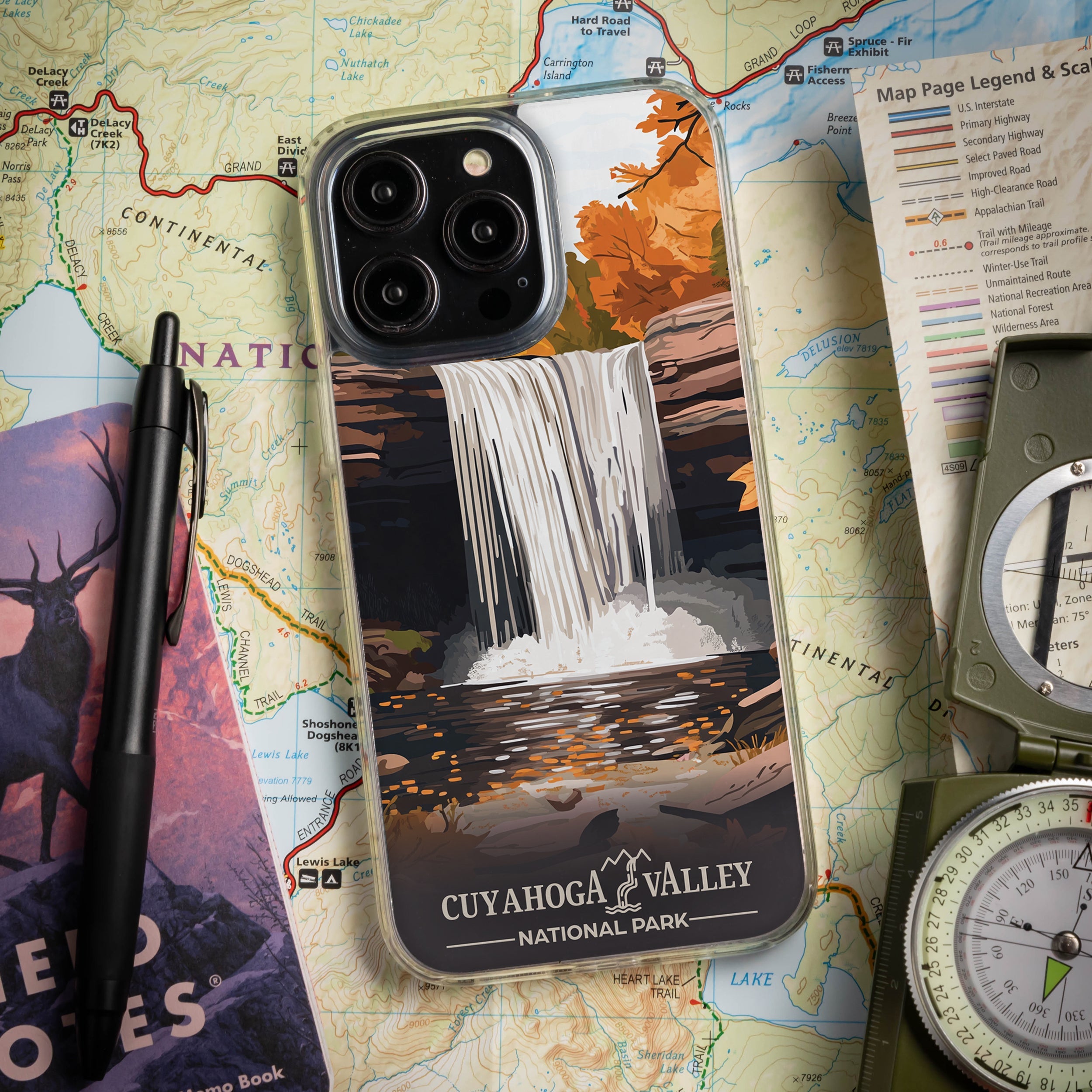 National Parks Cuyahoga Valley HD Apple iPhone 15 Series Mag-Safe Phone Case