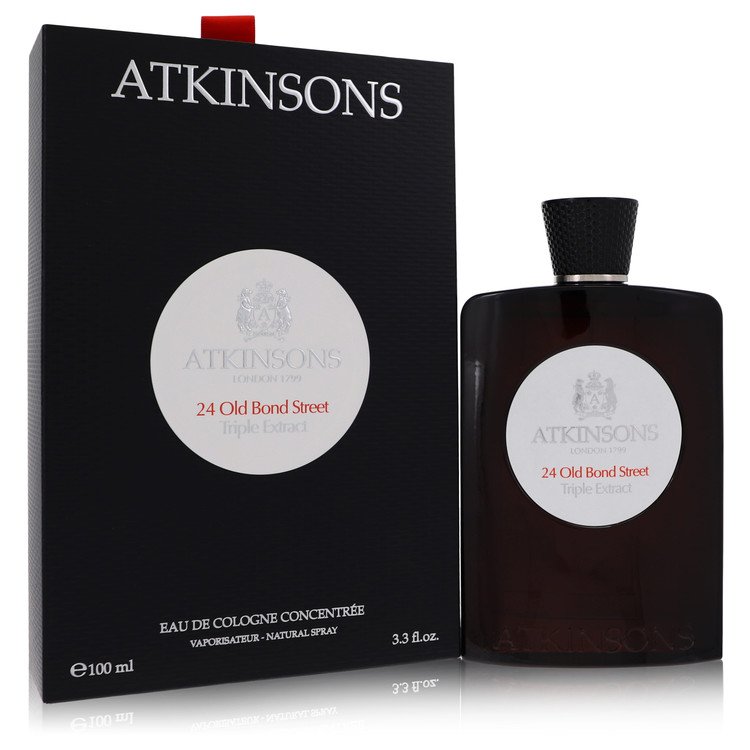 24 Old Bond Street Triple Extract by Atkinsons Eau De Cologne Concentree Spray 3.3 oz for Men - PhishStones Products