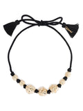 Saint Laurent Women Charm-Detail Chord Necklace